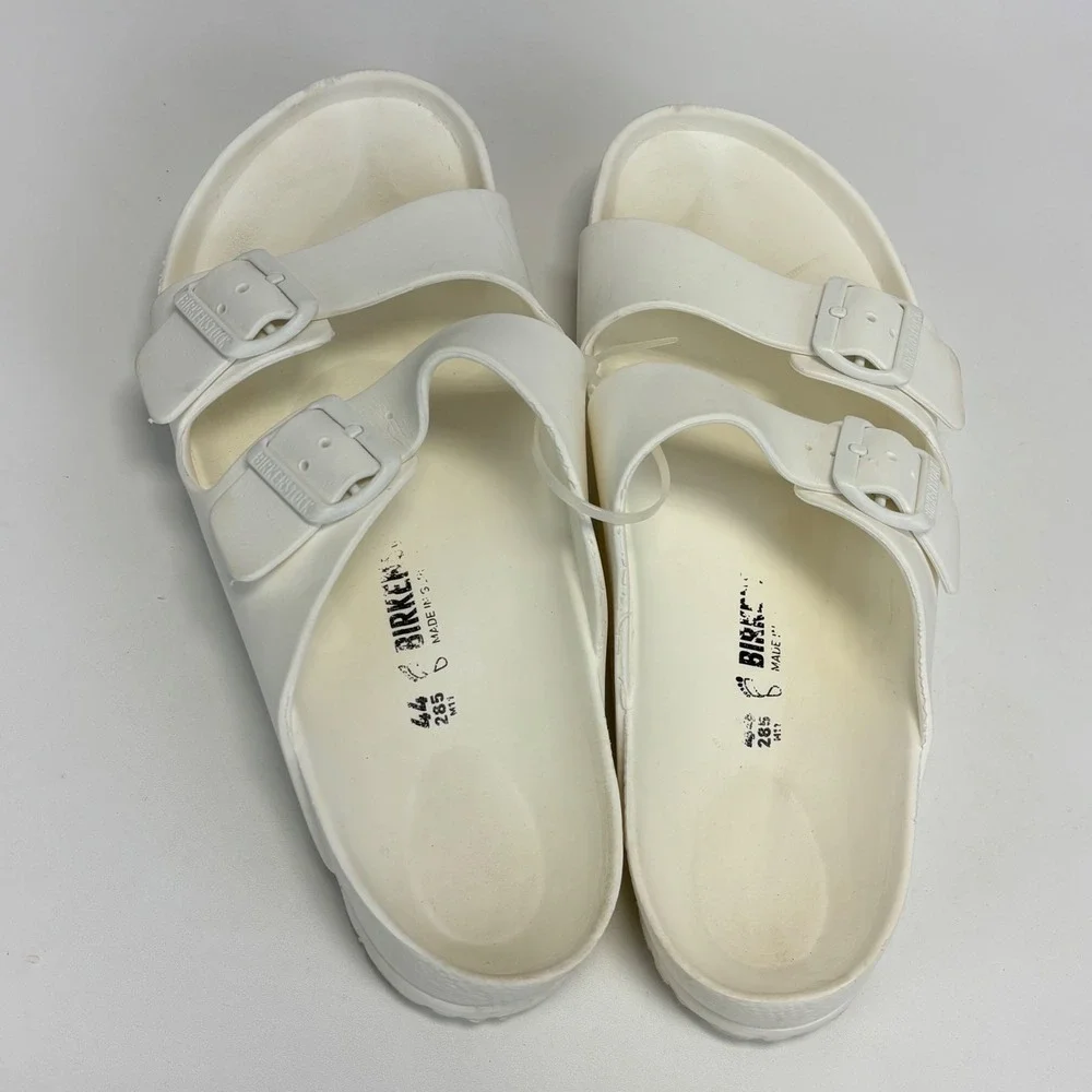 Birkenstock Arizona EVA Sandals Mens 11 White Waterproof Slides Essentials